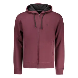 Coveri Moving Roter Baumwoll-Hoodie für Herren