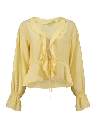 HaILYS - LS V TP De44fne butter yellow - Gr. - L