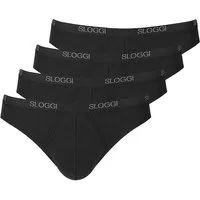 sloggi Slip 4er Pack Basic (Spar-Set, 4-St) Mini Slip / Unterhose - Baumwolle - ohne Eingriff