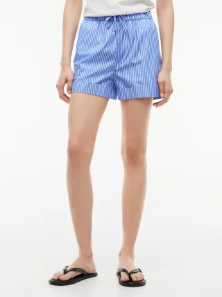 Tommy Jeans (PVH Group) - TJW ESSENTIAL POPLIN SHORTS EXT Noble Blue - Gr. - XS