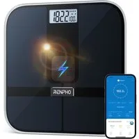 RENPHO Personenwaage Renpho Elis Solar 2 Smart Body Scale Schwarz