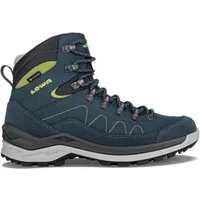 Lowa Alltag-Travelschuhe Toro Pro Mid GTX (wasserdicht) petrol/mint Damen Wanderschuh