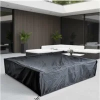 Melko Gartenmöbel-Schutzhülle Gartenmöbel Schutzhülle Abdeckplane 240x240x52 CM Lounge Abdeckung (Stück, 1-St., Plane), 100% Polyethylengewebe
