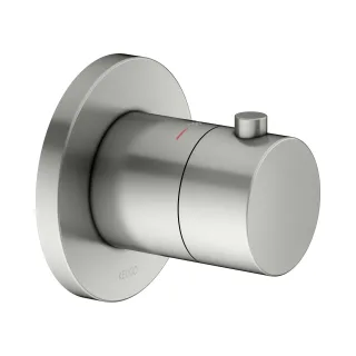 Keuco Thermostat IXMO 59553, rund, Edelstahl-finish, 59553060001 59553060001