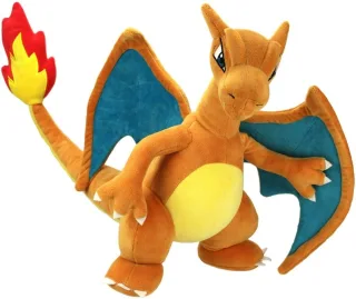 JAZWARES Glurak Plüsch (30cm) (Schwarz)
