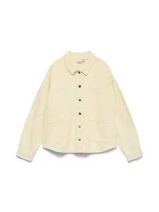 VERO MODA - VMJAMIE LS DENIM SHACKET MIX GA NOOS Mellow Yellow - Gr. - S