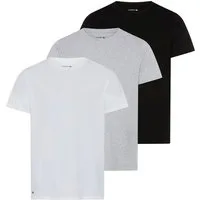 Lacoste T-Shirt (Packung, 3-tlg) Rundhalsausschnitt, reine Baumwolle, Regular Fit