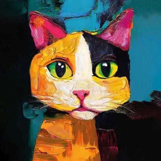 Gemälde KITTY