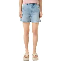 QS Shorts Sommer-Jeans-Shorts mit Zierknöpfen