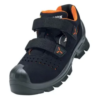 uvex 2 MACSOLE® Sicherheitsschuh S1P Sandale Velours Größe 44 Weite 10 schwarz/orange 44 - 6520144