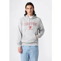 Champion Kapuzensweatshirt Graphic Terry Hoodie mit Rundhalsausschnitt, aus Baumwolle und Polyester