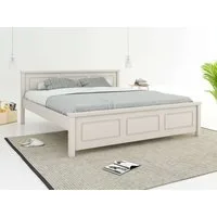 OTTO home Massivholzbett ERIKK', Made in Europe, optional mit Schublade, Massivholz Kiefer (FSC® zertifiziert), in mehreren Größen, Landhausstil mit Kassettenoptik