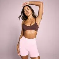 MP Damen Tempo Nahtlos Gerafft Front Sport-BH - Fudge - XL