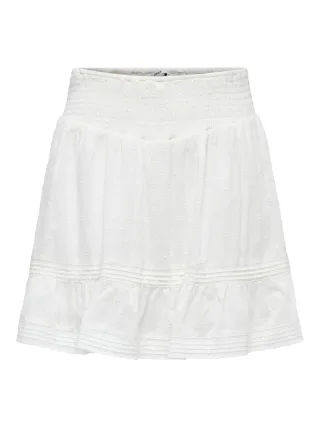 ONLY - ONLKATTI SHORT SKORT WVN NOOS Cloud Dancer - Gr. - S
