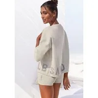 Elbsand Strickpullover aus hochwertigem Strick mit eingestricktem Logo, Loungewear