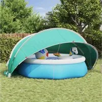 vidaXL Poolüberdachung, Pool-Dome Blau 430 x 430 x 210 cm