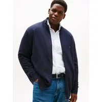 Tommy Hilfiger Big & Tall Strickjacke BT-ESSENTIAL COTTON ZIP THRU-B Großen Größen