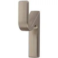 SO-TECH® Kleiderhaken Garderobenhaken ANGOLO 7,6 x 1,4 cm, (1-St), Edelstahloptik inklusive Befestigungsschrauben
