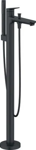 Duravit Wave Einhebel-Wannenmischer bodenstehend Schwarz Matt 50x312x947 mm - WA5250000046 WA5250000046