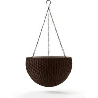 Keter Pflanzkübel 229544 Hanging Sphere Planter (1 St), Blumentopf mit Hängekette
