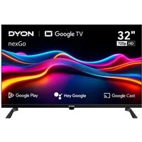 Dyon nexGo 32H LED-Fernseher (80 cm/32 Zoll, HD, Smart-TV, 32" HD Smart-TV mit Sprachsteuerung, Bluetooth, Triple Tuner, Cast)