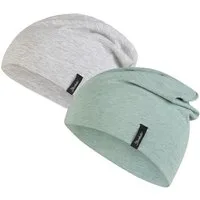 Sterntaler® Beanie OCS Beanie Doppelpack (1-St) Kindermütze aus weichem Melange-Singlejersey im Doppelpack