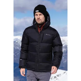 Mountain Warehouse - "Frost II Extreme" Daunenjacke für Herren (Pechschwarz)