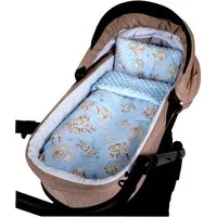 Kinderdecke BABYLUX Babydecke MINKY 2Set Kuscheldecke Decke 75 x 60cm Kinderwagen, BabyLux, MP163 Blau + Schnuckis
