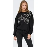 JDY Sweatshirt JDYCANOA L/S EMB SWEAT JRS NOOS