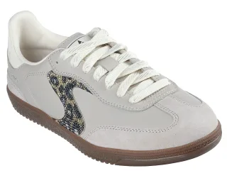 Skechers Sneaker "HOTSHOT-SHIMMERING SPOTS" Retro Sneaker, Schnürschuh mit glitzerndem Animal-Einsatz