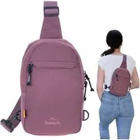 Bench. Umhängetasche Rucksack Crossbody Sling Bag Damen Herren klein, Fahrrad Tasche Konzert Festival Bag Umhängetasche + Etui