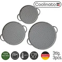Coolinato Spritzschutz Set 3tlg Silikon