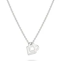 Liebeskind Berlin Kette mit Anhänger Schmuck Edelstahl Halskette Keep Loving Herz