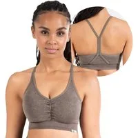 Smilodox Sport-BH Batik Acid Scrunch, Rutschfester Bra mit Batik Waschung Seamless Sport Bra Blickdicht Atmungsaktiv Yoga Fitness Freizeit