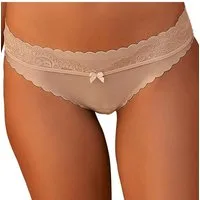 LASCANA Bikinislip mit extra flachen Kanten und feiner Spitze