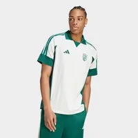 adidas Sportswear T-Shirt CLIMACOOL LUX TIRO CREST GRAPHIC POLO sportlicher Stil, aus Polyester, mit climacool®