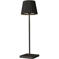 SOMPEX Tischleuchte Akku-Tischleuchte 38 cm 2,4 W Troll 2.0 schwarz, Aluminium, schwarz