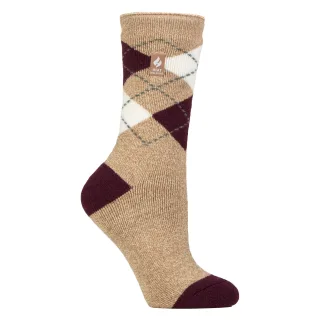 Damen Thermo-Leichtmuster Socken für den Winter