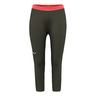 SALEWA - Cristallo Warm Alpine Merino Responsive 3/4 Leggings Damen - Grün (Gr.34)
