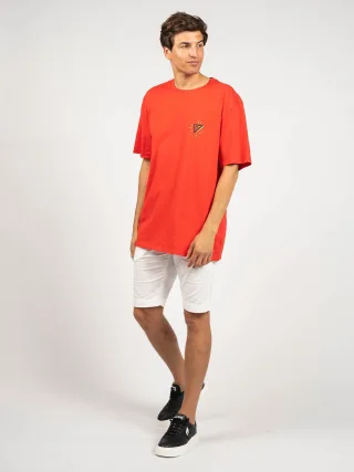 Guess T-Shirt Herren Rot