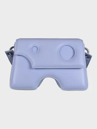 Off White Burrow 22 Blaue Schultertasche