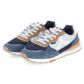 Bullboxer Low Sneaker  Blau - Gr. 42 -  Textil
