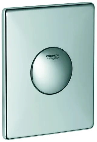 GROHE WC-Betätigung Skate 37547 156x197mm mit Druckknopfbetätigung chrom 37547000