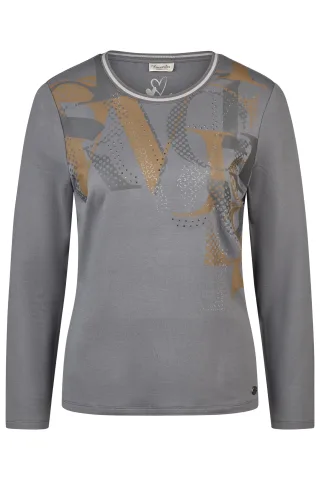 Barbara Lebek - T-Shirts graphite - Gr. - 38