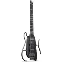 Donner Gitalele HUSH X E-Gitarre HS-Tonabnehmern, Massivkorpus, Gig-Bag & Kopfhörer, Matt Federleichte kopflose Gitarre, set, mit sämtlichem Zubehör, Ideal für Reisen und zum Üben