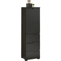 BASIC by Balculina Midischrank Spice, Badezimmerschrank BxTxH 40x134x32 cm (1-St) Breite 40 cm, Griffmulden