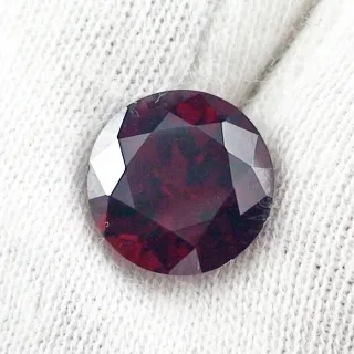 4,56 ct. Granat blutrot im Round Cut - Premium Edelstein aus Tansania kaufen