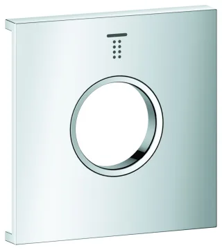 GROHE Metallplatte Grohtherm Aqua Tiles 106888, Symbol: Kopfbrause 2 chrom, 1068880000 1068880000