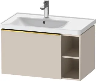 Duravit D-Neo Waschtischunterbau wandhängend Taupe Matt 784x452x440 mm - DE4258034910000 DE4258034910000