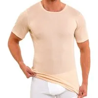 HERMKO Unterziehshirt 16800 Baumwolle/Modal, kurzarm Shirt, angenehm weich, Rundhalsausschnitt